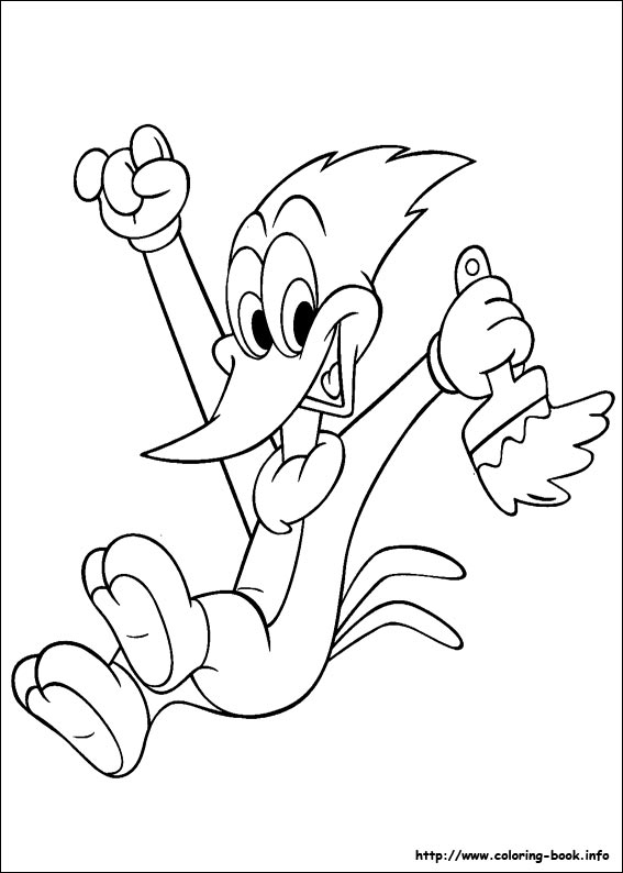 Woody Woodpecker kolorowanki